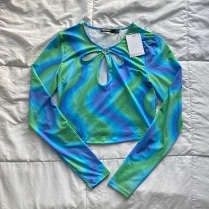 Asos cut out crop top